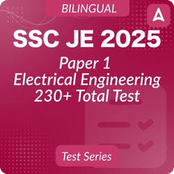 SSC JE Electrical Engineering 2025 Paper 1 (Prelims) Mock Test Series, Complete Bilingual Online Test Series 2025 by Adda247